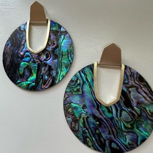 Kendra Scott Diane Abalone/Gold earrings